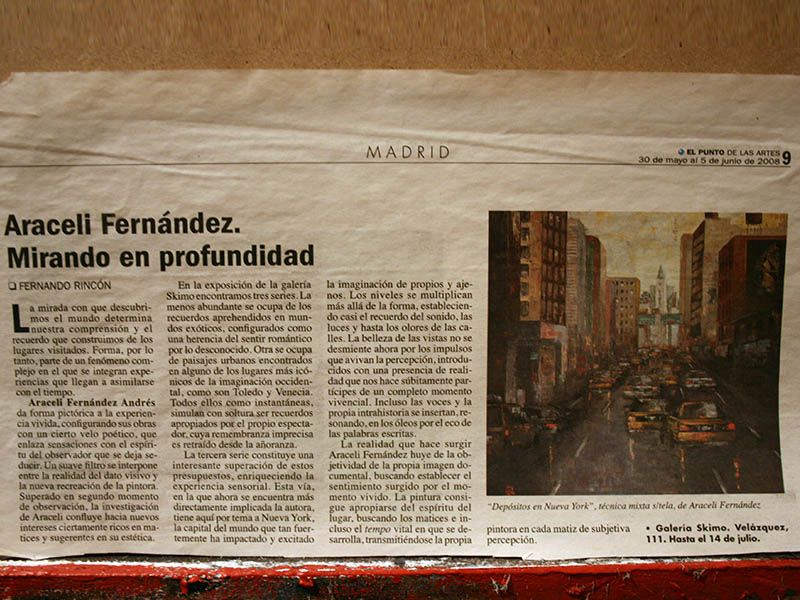 Publication El Punto de las Artes