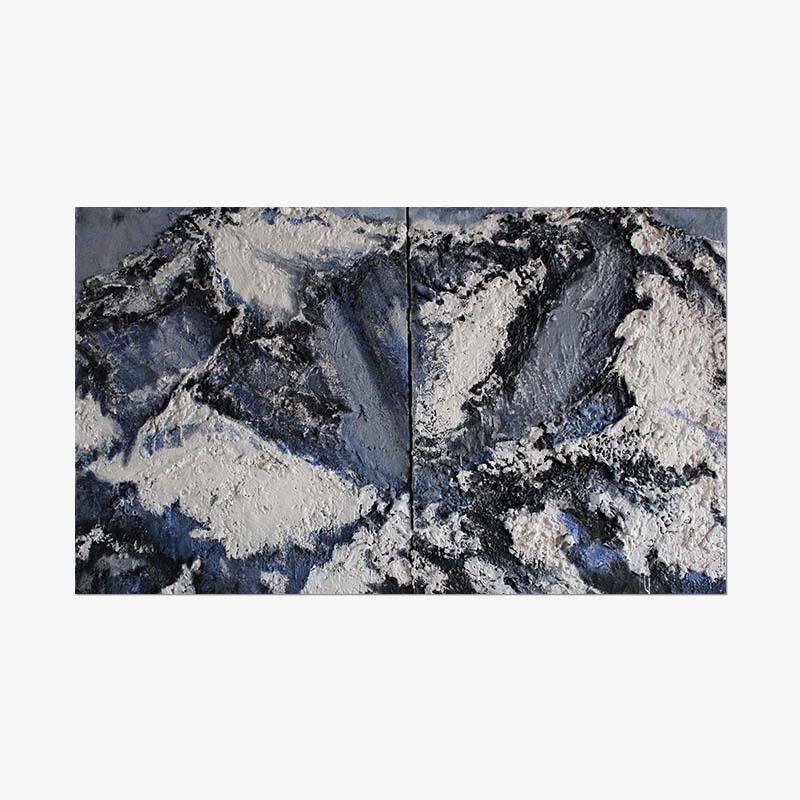 “Habuka” Díptico 110 x 65 Técnica Mixta/Tabla